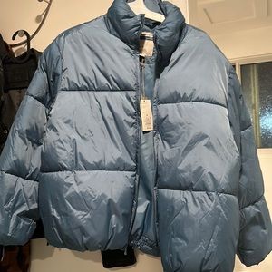 New with tags! Blue puffer jacket